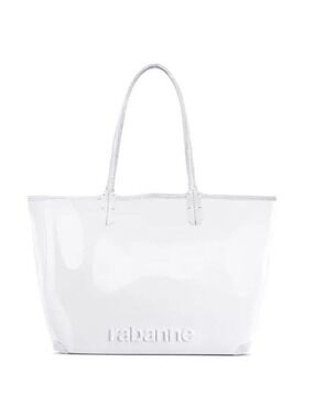 Paco Rabanne Fragrance White Tote Bag New Authentic